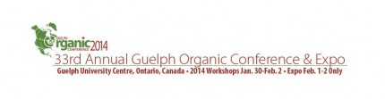 Guelph Organic Conference 2014 banner