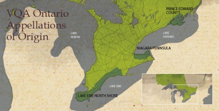 VQA Ontario Appellations of Origin, from vqaontario.ca