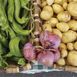 Country Guide local garlic potatos