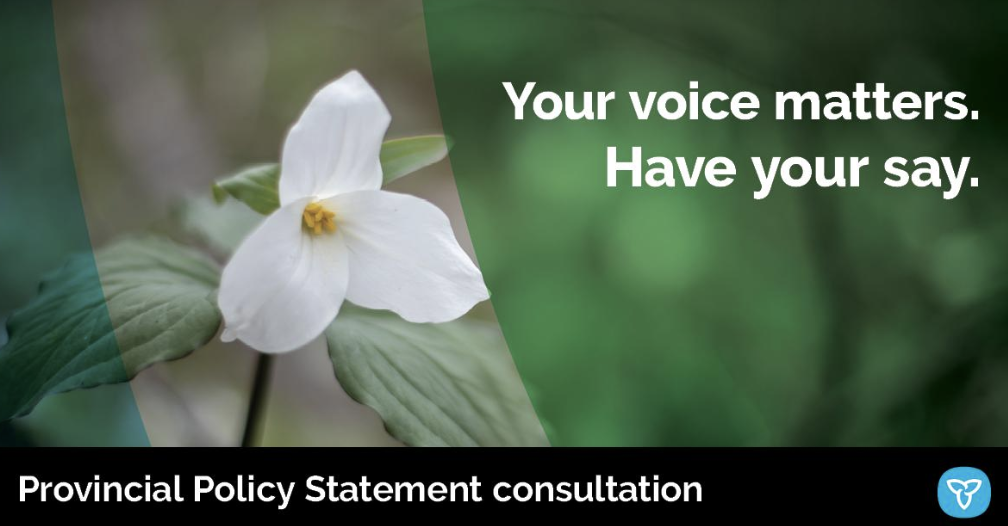 Consultation launched on Proposed Policy Changes to Provincial Policy