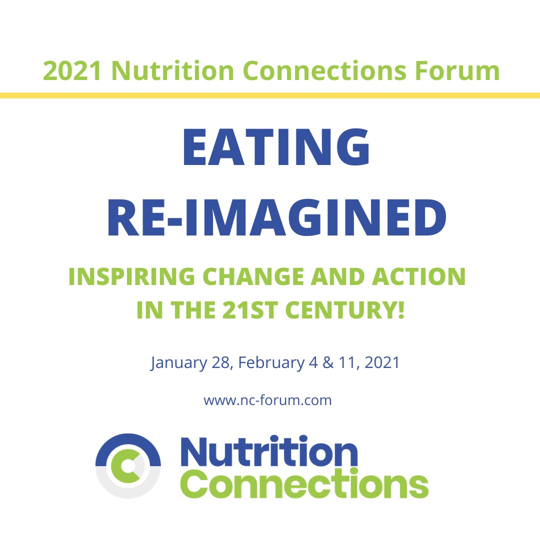EarlyBird Registration for Nutrition Connections 2021 Forum Sustain