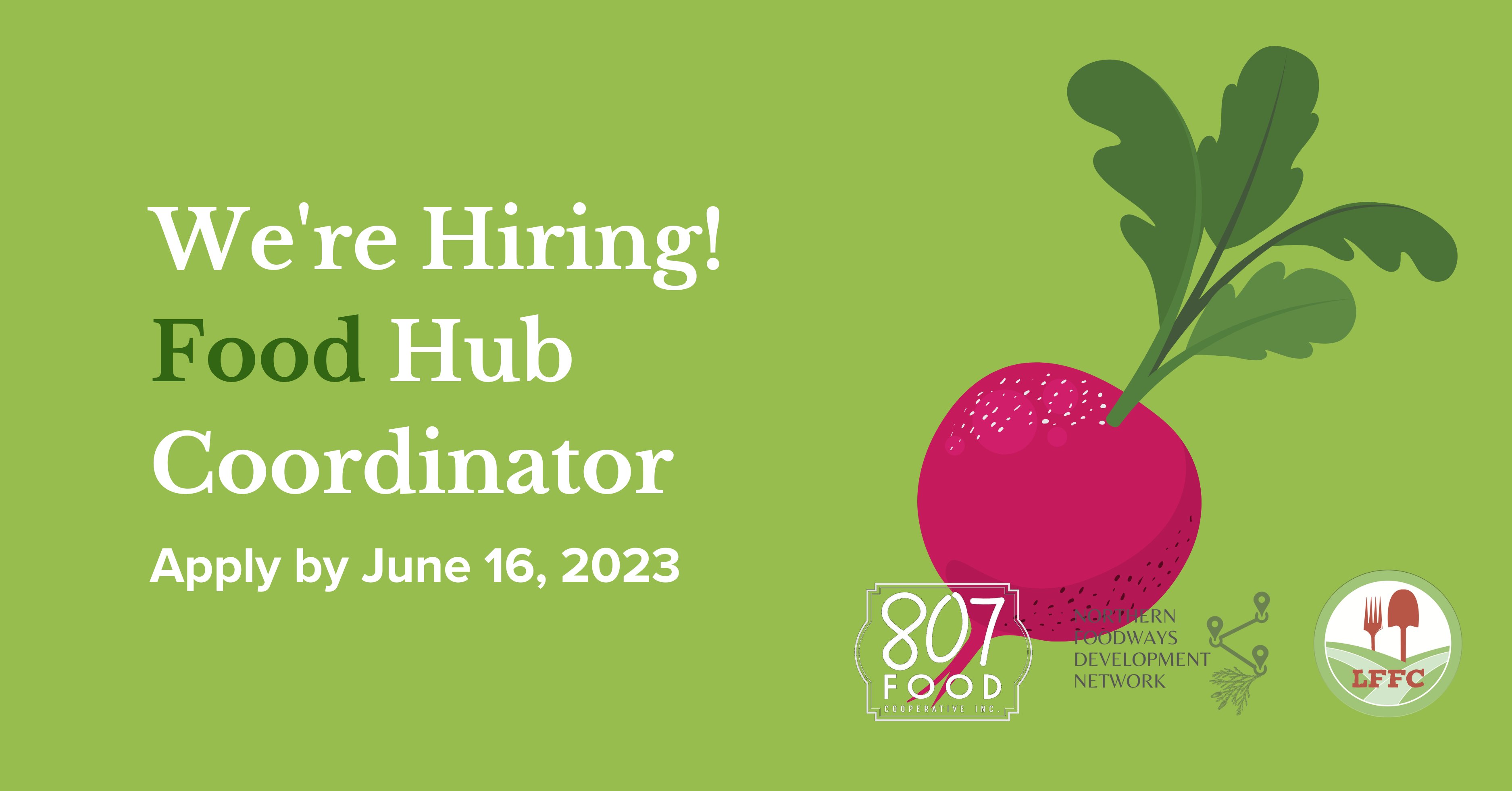 807 Food Coop seeking Food Hub Coordinator Sustain Ontario